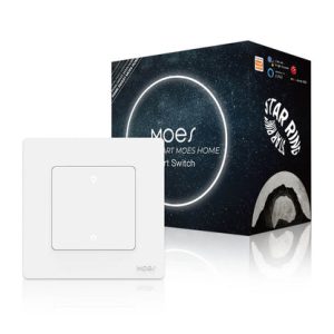 MOES Star Ring ZigBee Smart Dimmer Switch for Light Dimming Work with Alexa Google Home Dimmable 1-3Gang (Copy)
