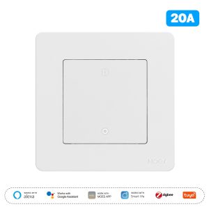 Star Ring ZigBee Smart Double Pole Heater/AC Switch 20A High Load With Electricity Monitor EU Standard