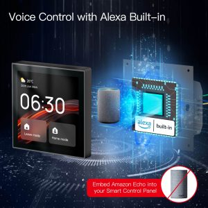 Star Feather Series WiFi Smart Switch Push Button With Neutral Light Scene 2in1 Switch EU Version
